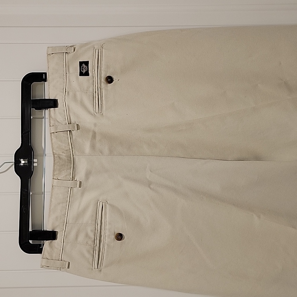 Dockers Loose Fit Pleated Cuffed Khaki Pants Size 36 - Picture 6 of 8